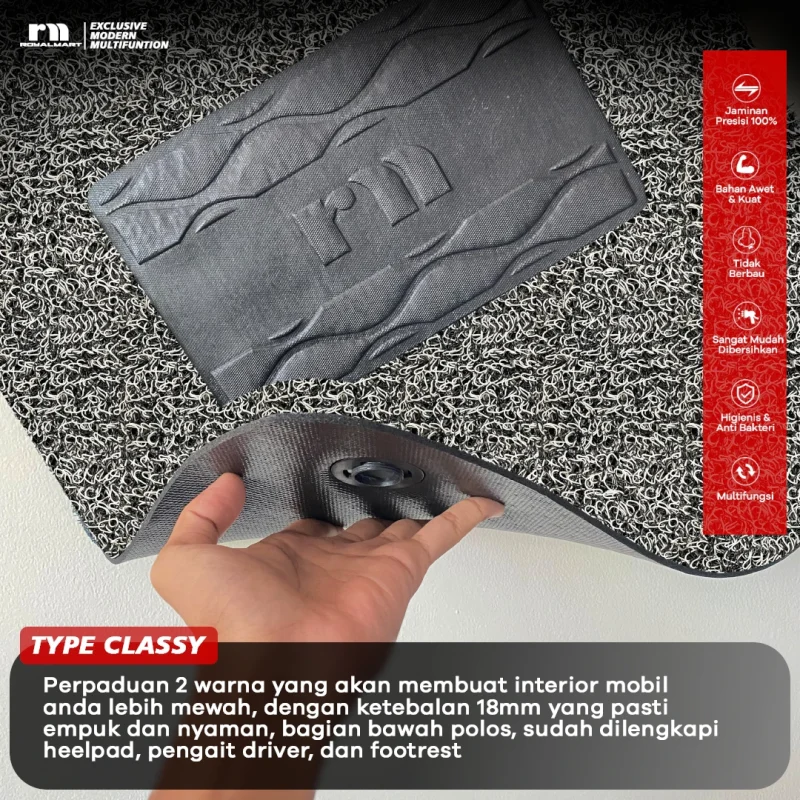 KARPET MOBIL WULING CONFERO FULL BAGASI 1 WARNA - Image 12