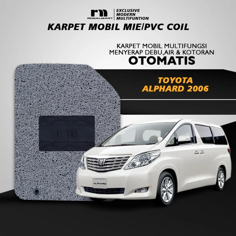 KARPET MOBIL MIE PREMIUM ALPHARD 2006 FULL BAGASI 1 WARNA - Image 3