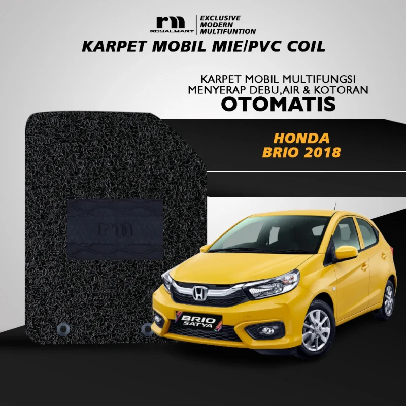 KARPET MOBIL MIE PREMIUM HONDA BRIO 2018-2022 FULL SET BERGANRASI - Image 2