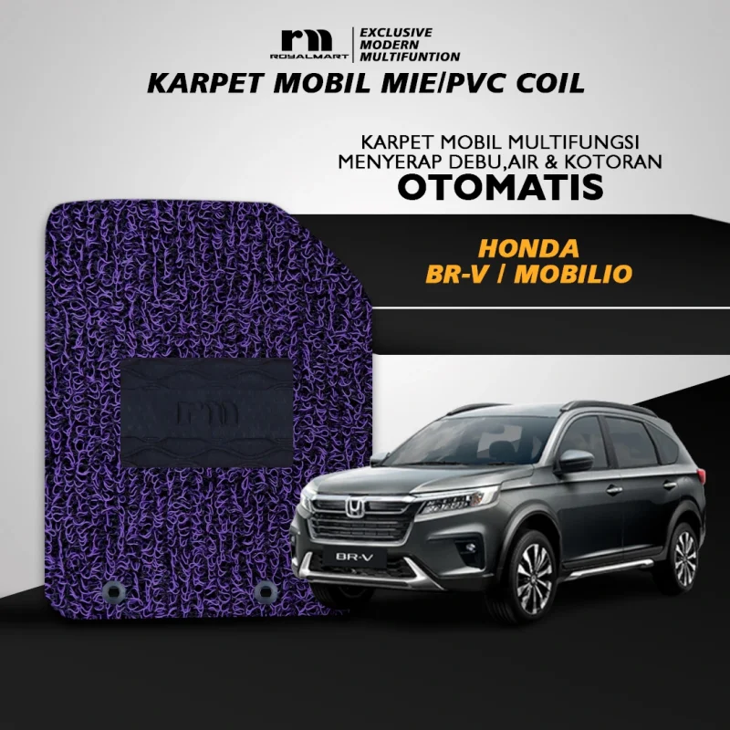 KARPET MOBIL MIE PREMIUM HONDA BR-V/MOBILIO FULLSET BERGARANSI