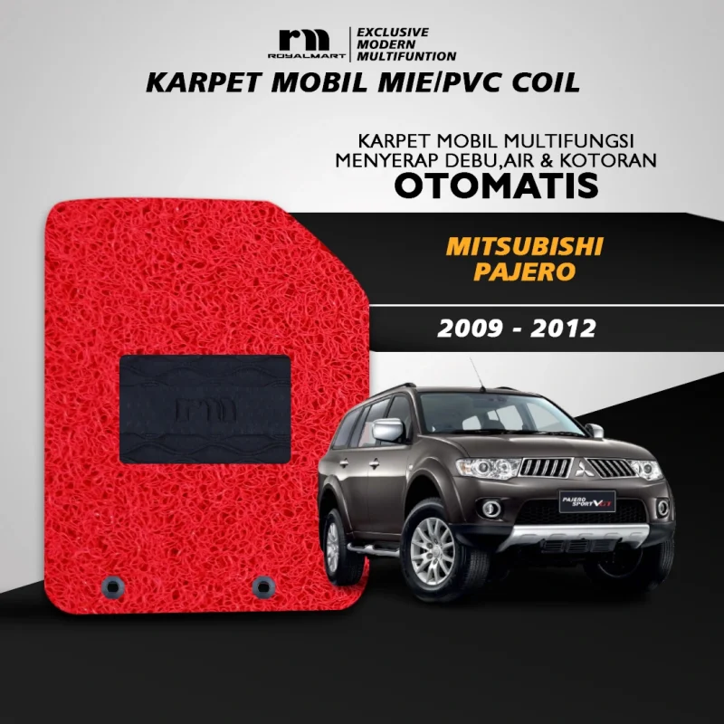 KARPET MOBIL PREMIUM MITSHUBISHI PAJERO 2009-2015 FULL SET BERGARANSI