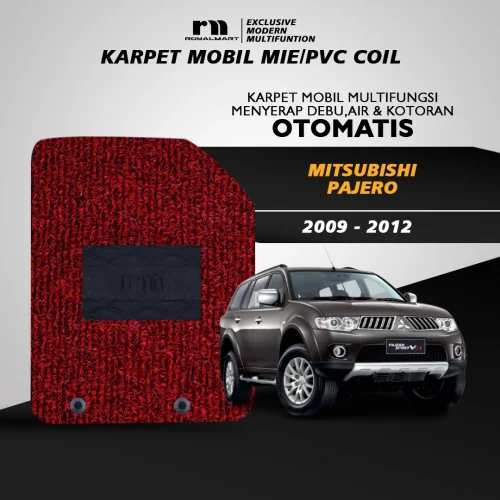 ROYAL MART Karpet Mobil Mie Premium Mitsubishi Pajero 2009-2015 Full Set Bergaransi