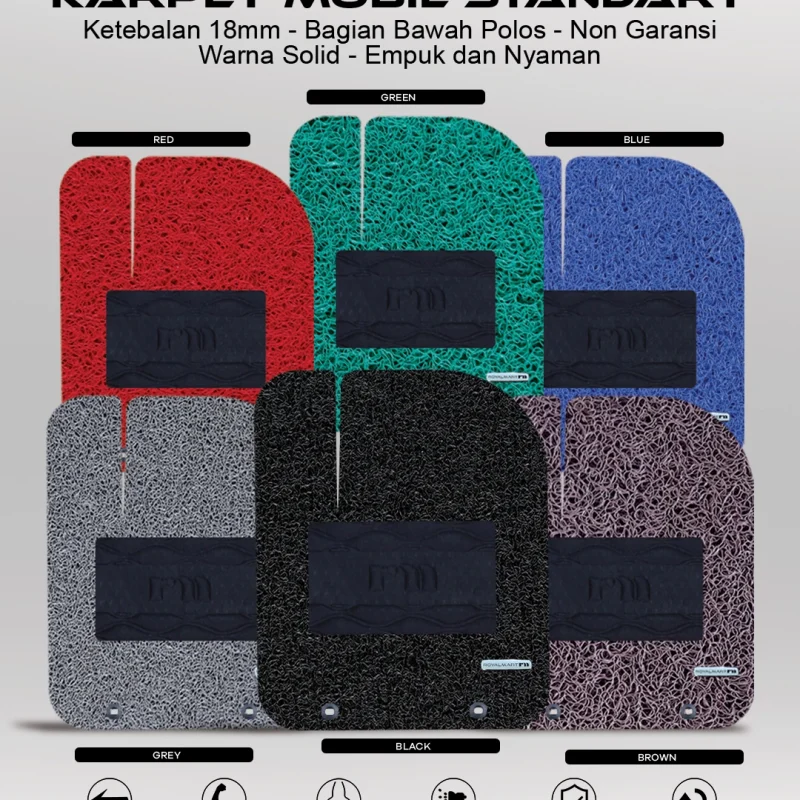 KARPET MOBIL - GRANDMAX FULL BAGASI 1 WARNA