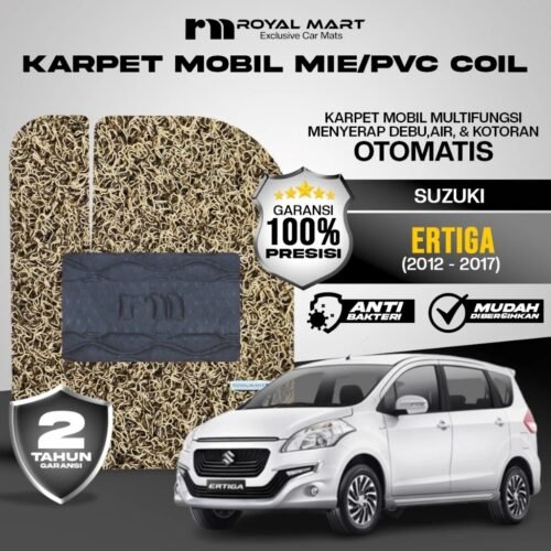 ROYAL MART Karpet Mobil Mie Premium Untuk Suzuki Ertiga 2012-2017 Full Set Bergaransi