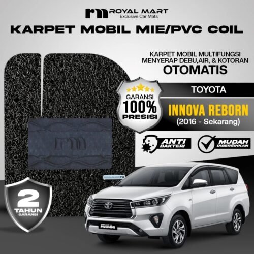 ROYAL MART Karpet Mobil Mie Premium Toyota Innova Reborn Venturer 2016-Sekarang Full Set Bergaransi