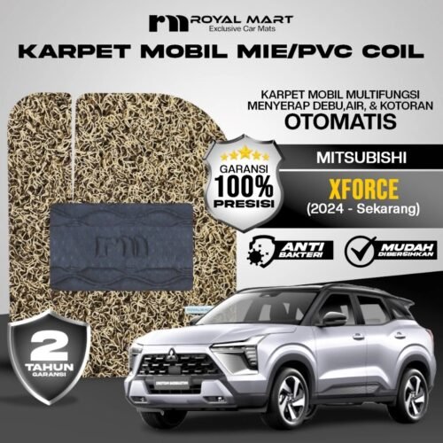 ROYAL MART Karpet Mobil Mie Premium Mitsubishi XForce 2024-Sekarang Full Set Bergaransi