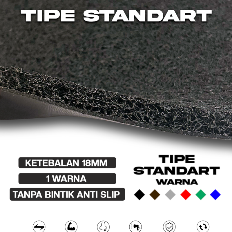 standart ROYAL MART Karpet Mobil Mie Premium Daihatsu Grandmax Full Set Bergaransi