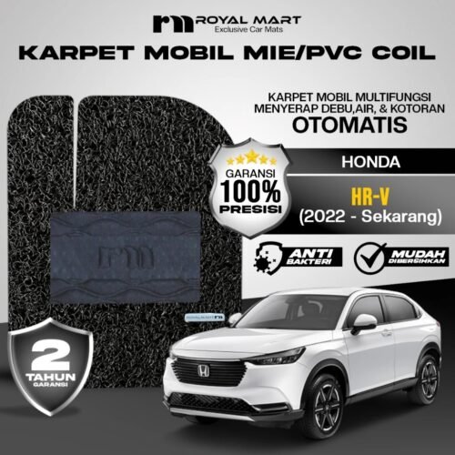 ROYAL MART Karpet Mobil Mie Premium Untuk Honda Hrv 2022-Sekarang Full Set Bergaransi