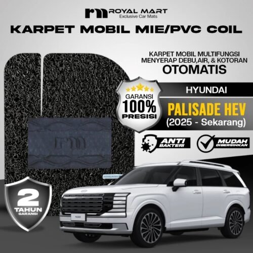 ROYAL MART Karpet Mobil Mie Premium Hyundai Palisade HEV 2025-Sekarang Full Set Bergaransi