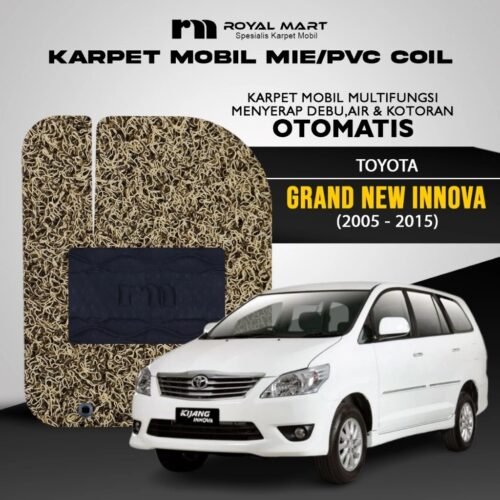 ROYAL MART Karpet Mobil Premium Toyota Grand New Innova 2005-2015 Full Set Bergaransi