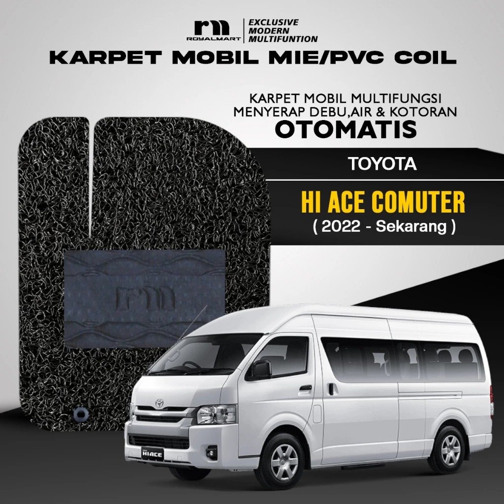 WhatsApp Image 2025-11-10 at 14.27.52_16c79e22 ROYAL MART Karpet Mobil Mie Premium Toyota Hiace Commuter 2022-Sekarang Full Set Bergaransi