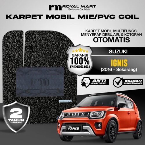 ROYAL MART Karpet Mobil Mie Premium Suzuki Ignis 2016-Sekarang Full Set Bergaransi