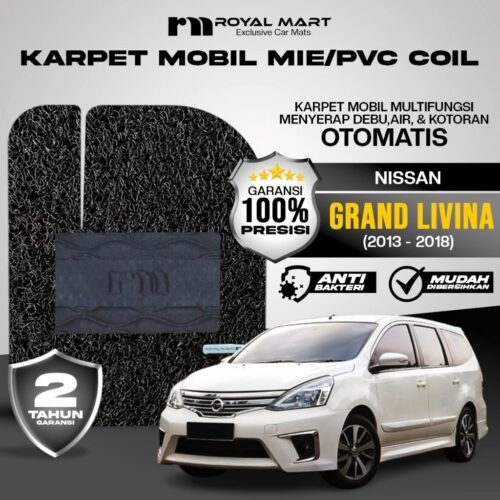 ROYAL MART Karpet Mobil Premium Nissan Grand Livina 2013-2018 Full set Bergaransi