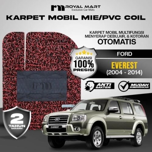ROYAL MART Karpet Mobil Mie Premium Ford Everest 2004-2014 Full Set Bergaransi
